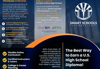 Smart Schools International Brochure and short description of programs offered