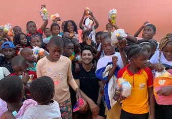 Our volunteers out in Africa