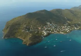 Antigua from above