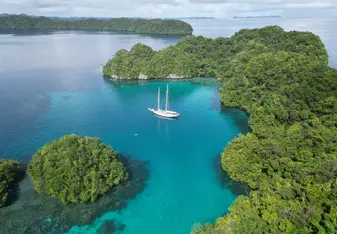 Arriving in Palau
