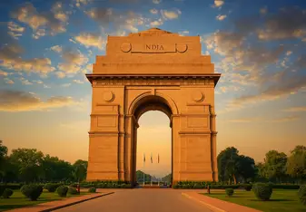 Standing tall in the heart of New Delhi, India Gate is a majestic archway built to honor over 70,000 Indian soldiers