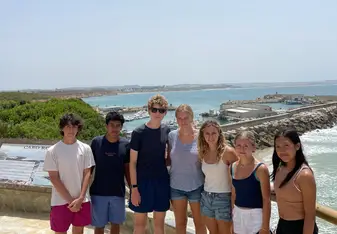 Athena Program students visiting Cadiz coast