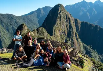 Ilana Gordon from Global Leadership Adventures with students
