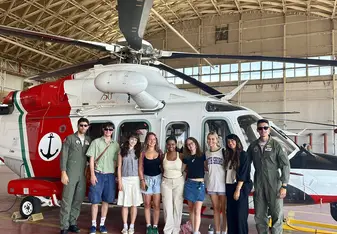Visit to Italian Coast Guard