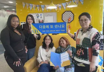 Korean language students at LTL Seoul