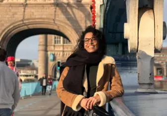 Nacel Educational Travel image of smiling woman on bridge