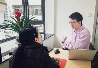 Learn Chinese at LensTalk's class room in Kunming, Yunnan, China