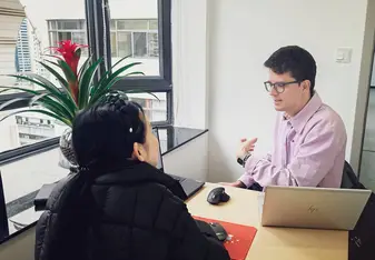Learn Chinese at LensTalk's class room in Kunming, Yunnan, China