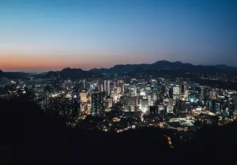 Seoul at night
