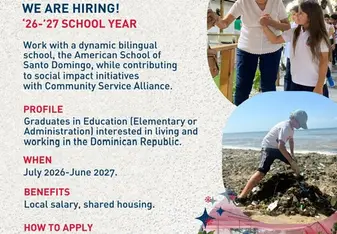 Join the American School as a teacher in 2026!