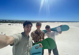 Sandboarding near Perth