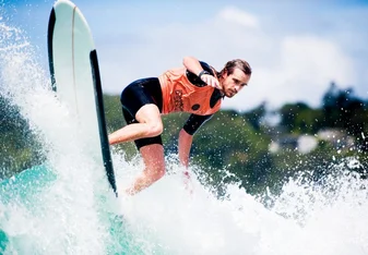 man surfing in Queensland