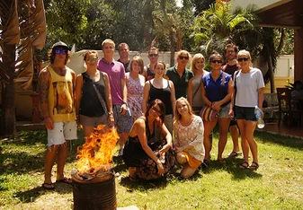 Group of myTEFL interns smiling together.