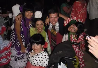CIEE teachers at Seville Fair