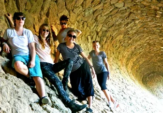 IES Spain students in Barcelona