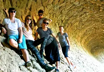 IES Spain students in Barcelona