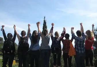 IES Spain students bonding
