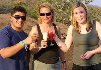 Rachel Nichols in South Africa