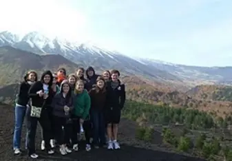 CET students in Sicily