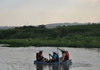 Canoeing in the Philippines 