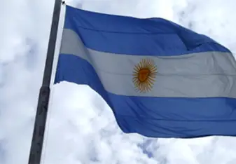 Argentina Flag during Projects Abroad program