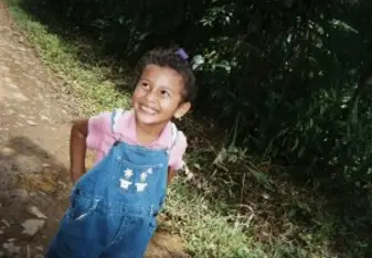 Abby's little sister, Tamara (age 5), from her host family. She loves to dance a