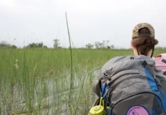 Exploring the Okavango Delta by Makoro in Botswana