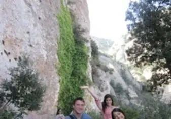 Lisa and friends enjoying a Spanish hike