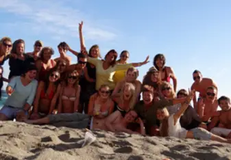 people on beach