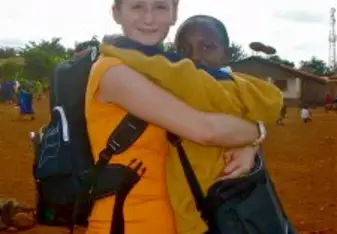 Violet Kyrshak on her GLA trip to Tanzania. 
