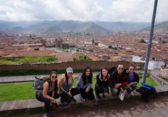 A view of the city and Plaza de Armaz 