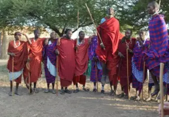 Maasai warriors