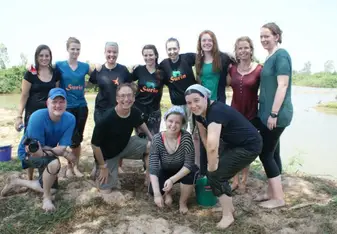 Globe Aware team with Surin Project