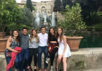 A group of people posing for a picture.