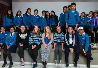 My Up Close Bolivia English class