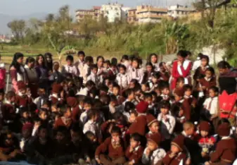 students in Nepal