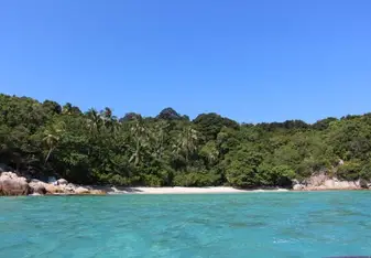 bay where we live on Lang Tengah island