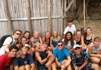 The Leap volunteers in Madagascar 