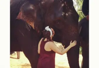 kissing my baby