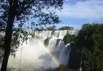 Kristin Hicks' photo of waterfalls in Argentina with ISA