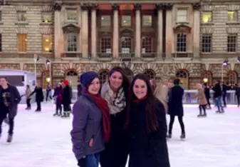 ice skating Somerset House