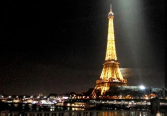 eiffel tower night