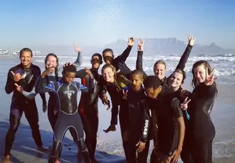 surfing with kids 