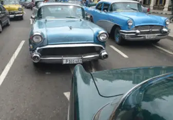 A small sample of the 1950´s cars in Havana