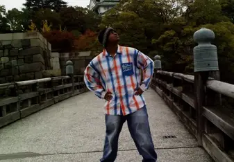 Matt Green enjoying Japan