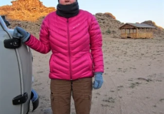 Cold morning in Mongolia