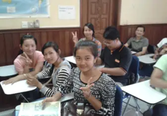 students in class at Learn4Life