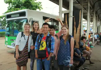 Trip to Aay's and Khan's villages in Laos.