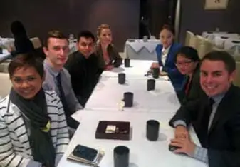 interns sitting together