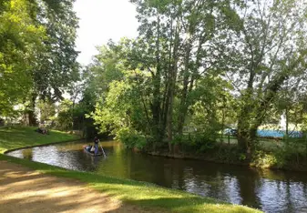 trail next to pond